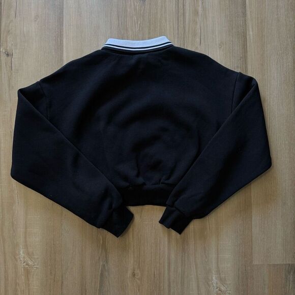 Dolls Kill Trickz N Treatz Hell Sweet Hell Cropped Sweatshirt Size Medium Goth - Picture 6 of 6